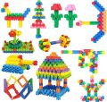 Hexagon Building Blocks DIY Hexagonal Building Blocks Colorful Hexagonal Building Blocks Mini Model Toy DIY Assembled Creative Early Learning Educational Toy For Kids. 
