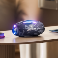 Zero® Thunder Pro Speaker | 120W Loud & Powerful Portable Speaker , Wireless Speaker with Deep Bass, RGB Light Speaker , 8 Hours Playtime | Multi-Input Connectivity ( AUX, USB, TF Card) | Party Speaker , Outdoor & Home Speaker. 