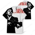 Movie Scarface 3d Print Beach Shirts Short Sleeve Hawaiian Shirts Tony Montana Blouses Graphic Shirt Cuba Camisa Men's Clothing. 