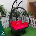 Shizi Double Seater Swing Chair Jhoola with Stand, Cushion Set - Hanging Jhola Swing chair for two persons. 