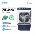 Cherry Air Cooler CR-4500 Auto AC/DC Inverter, BLDC Copper Motor, Energy Saver, Turbo Fan, Remote Control, Ice Box. 