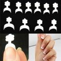 100 pcs/10 sizes Natural French Acrylic Nails. 