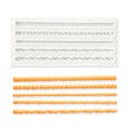 Five Braided Rope Silicone Mold Kitchen DIY Dessert Fondant Cake Chocolate Mold Lonni. 