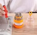 Screwdriver 31 in 1, Repairing Interchangeable Precise Screwdriver Tool Set Kit with Magnetic Holder for PC, Household Furniture, Tablet, Game, Console, Electronic Devices. 