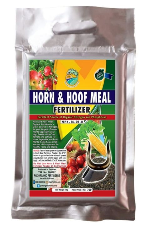 HORN AND HOOF MEAL FERTLIZER 1 KG FOR PLANTS | Daraz.pk