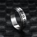 Fidget Ring Long Lasting Alloy Moon Star Fidget Ring Stress Relieving Anxiety Ring. 