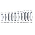 BRADOO- 10Pcs Mini Eneer Wrench Dual Heads Offset Ring Spanner Tools Spanner Combination Key 4-11mm Wrenches Hand Set. 