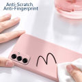 Biruiqu For Samsung Galaxy A15 Case Liquid Silicone Soft Gel Rubber Shockproof Cover. 