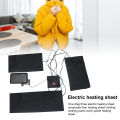 Electric Heating Pad Washable 3-in-1 Vest Jacket Clothes Heater Pad Heating Element. 