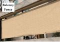 Beige color Sun shade net ,high quality, with hooks on every 3 feet distance on sides and double stitched edge to edge borders with cotton nawar.. 
