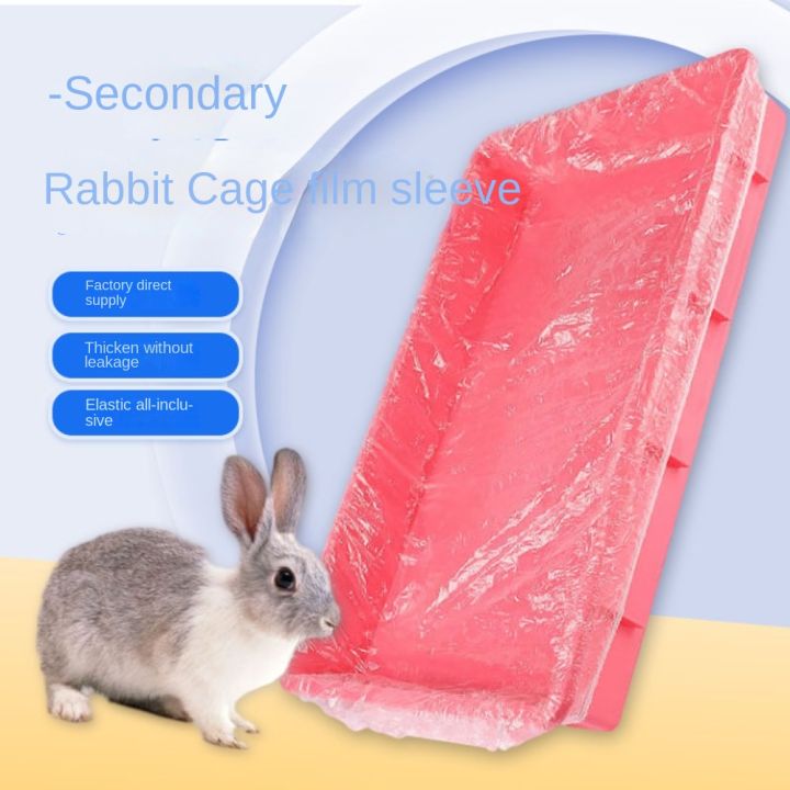 Thick Rabbit Mat 10pcs Durable Disposable Rabbit Cage Tray Mat Transparent Elastic Pet ...