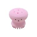 Lightweight Octopus Shape Deep Cleansing Skin Care Tool Manual Face Massage Brush Scrubber. 