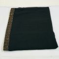 LADIES SUMMER SHAWL ONE SIDE STONE DESIGN COLOUR ( BLACK ). 