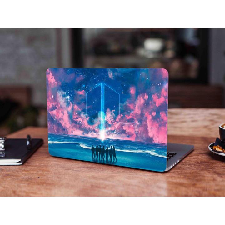 BTS glowing wallpaper/BTS army /BTS lover / Kpop Laptop Skin Vinyl Stickers Decal,12 13 14 15 15.6 inches Notebook Laptop Skin Sticker for all Laptops (Digital Delights)