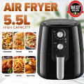 Air fryer 5.5L with 6 FREE accessories. Imported.CAMEL AIR FRYER. 