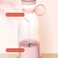 Rechargeable Mixers Fresh Fruit Juicers Blue/Pink Usb Portable Juice Bottle Mini Fast Electric Blender Smoothie Ice Maker. 