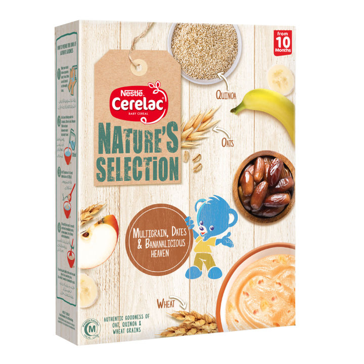 Baby Food - NESTLE CERELAC Nature's Selection (Multigrain Dates& Fruits) 175g