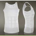 Slim n Lift Body Shaper Vest for Men (Black / White). 