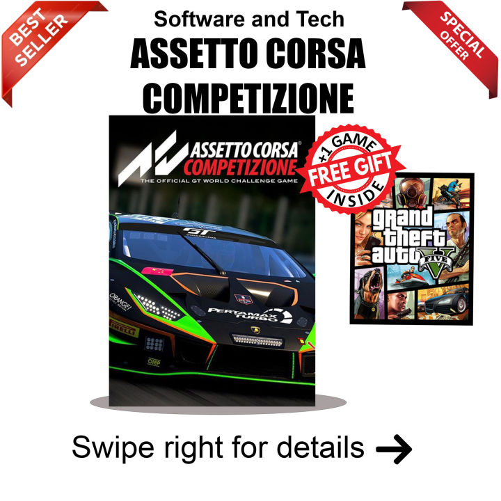 ASSETTO CORSA COMPETIZIONE - Game For PC with free Gift (Google Drive/ Mediafire)