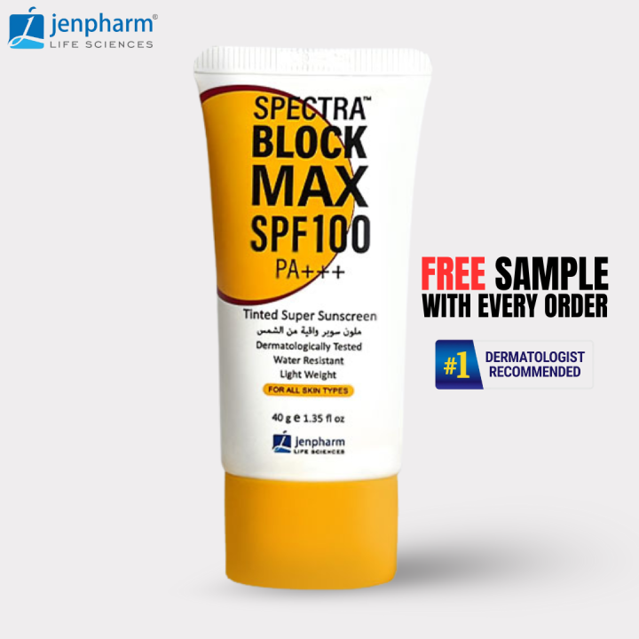 Jenpharm - Spectrablock Max SPF 100 Tinted 40gm.