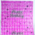 Happy Birthday Printing Foil Curtain Backdrops Birthday Party Decorations Sequin Wall Backdrop Wedding Party Backdrop. 