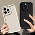 Silicone Phone Case for iPhone 16 Pro Max Plus 16+ 16P IP Candy Color Casing Shockproof Lens Back Protection Cover. 