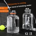 【 Item】Water Bottle 2 Litre Portable Large Capacity Sports Water Bottle Plastic Water Bottle Drop-proof BPA Free. 