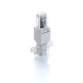 No Crimp Ethernet Cable Tool-less Crystal Head Plug CAT6 RJ45 Connector. 