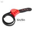 Rubber Strap Wrench Industrial Accessories Adjustable Wrench for Plumbing Truck. 