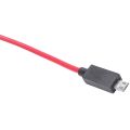 6.5 Feet Micro-USB to HDMI Adapter Converter Cable 1080P HDTV for Android Devices Samsung Galaxy S3 S4 S5 Note 3 Note 2 Note 8 Note Pro Galaxy Tab 3 (11 Pin, Red). 