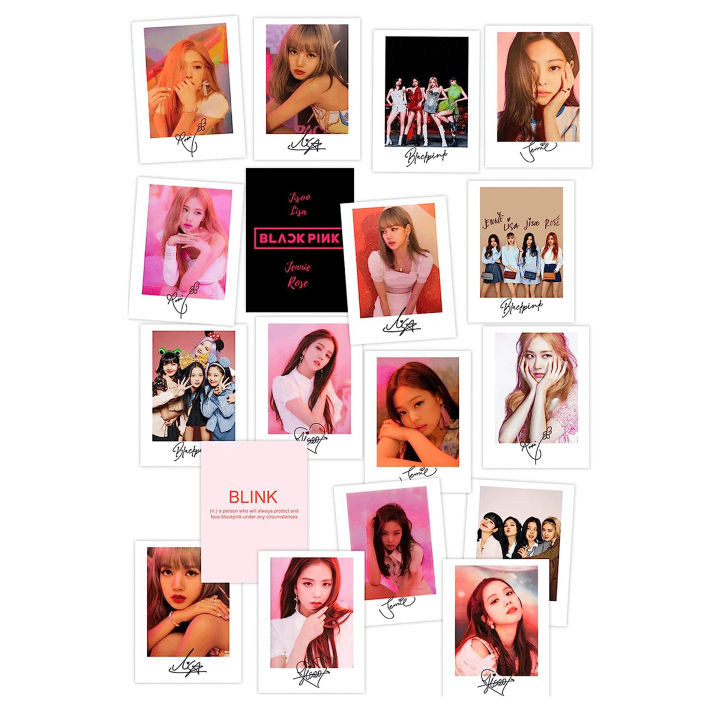 Mini Photocards Customized blackpink 28 photocards || mini photocards that can fit in ...