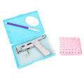 Professional Steel Ear Nose Navel Body Piercing Gun 98pcs Studs Tool Kit Set STARLITE. 