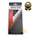 Pack of 12 Different Shades Drawing/Sketching Pencils - Giaded Pencil. 