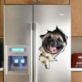 Funny Cat Dog Toilet Seat Cover Lid Sticker Bathroom Wall Art Decoration Decal. 