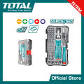 TOTAL 55pcs Screwdriver Bits Set including 1pcs Unique Design Ratchet Handle TACSD30556. 