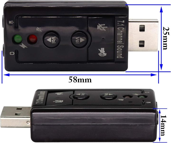 USB%202.0%207.1-Channel%20Virtual%20USB%203D%20Stereo%20Audio%20Adapter%20External%20Sound%20Card%20with%203.5%20mm%20Audio%20and%20Microphone%20Ports,%20Internal%20Amplifier%20and%20Volume%20Controls%20-%20Image%203