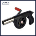 Portable Barbeque Air Blower with Manual Handle Speed Control and Metal Fan Blade for Outdoor Barbecue Fire Bellow, Camping and Hiking Picnic KS. 