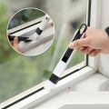Portable Two-in-one Cleaning Brush Multifunctional Door And Window Keyboard Groove Cleaner Dust Shovel Window Rail Cleaning Tool. 