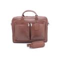 The Ultimate Leather Breifcase Bag-Tan. 