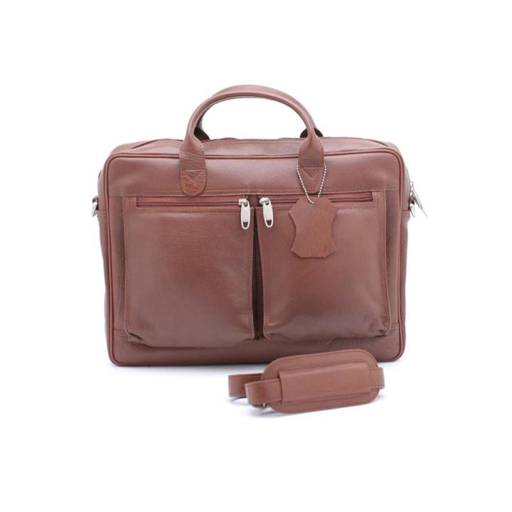 The Ultimate Leather Breifcase Bag-Tan