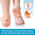 Silicone Gel Heel Pad Socks For Pain Relief And Anti Crack Heel 1 Pair Heel Cups Heel Guards Heel Protectors Heel Sleeves For Relieve Heel Pads Cushion Heel Pain, Heal Dry Cracked Heels, Achilles Tendinitis, For Men & Women. 