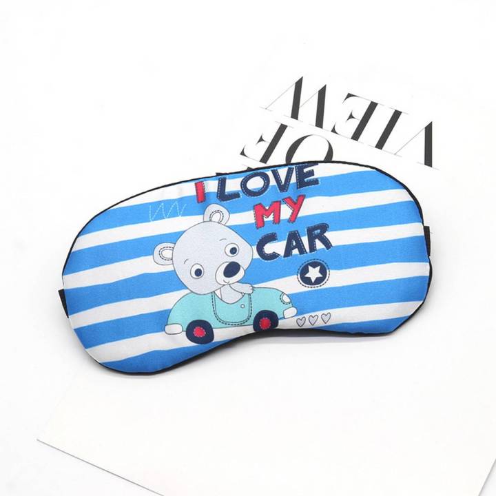 Children Comfortable Soft Cute Sleep Mask with Cooling Gel Pad For Eyes Super Soft Breathable Cool Warm Therapy Sleeping Mask