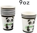 PANDA THEME CUPS PACK OF 10 PAPER CUPS. 