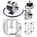 MY1016 350W 24V DC Motor 11 Tooth gear ebike bicycle Chain Sprocket EV. 