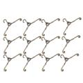 12pcs Mini Clothes Hangers Doll Clothes Dress Hangers Mini House Accessory. 
