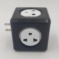 Techmanistan Power Cube, 5 Outlets Power Adapter Wall Adapter, Household Cube Socket Power Outlet, Extension,. 