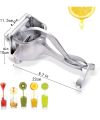 IMPERIAL FRUIT PRESS JUICER MANUAL/Alloy Lemon Squeezer/Heavy Duty Hand Press Detachable Easy Fresh Fruit Juicer Press Handheld Fruit Juice Squeezer. 