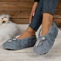 Women's indoor warm soft plush slippers / Warm Indoor For Carpet Slippers. 
