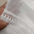 CHIFFON WHITE LACE DUPATTA FOR GIRL & LADIES BY ROOP MAHAL DUPATTA. 