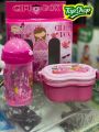 2 in 1 Water Bottle and Lunch Box Gift Set | Gift Box | School Water Bottle and Lunch Box Gift Set Kids School Lunch Box School Tiffin Box and Water Bottle With Spoon Best For Gifting Baby and Baba - Ben10 - Barbie Doll  - Angry Bird - Minions - Frozen. 